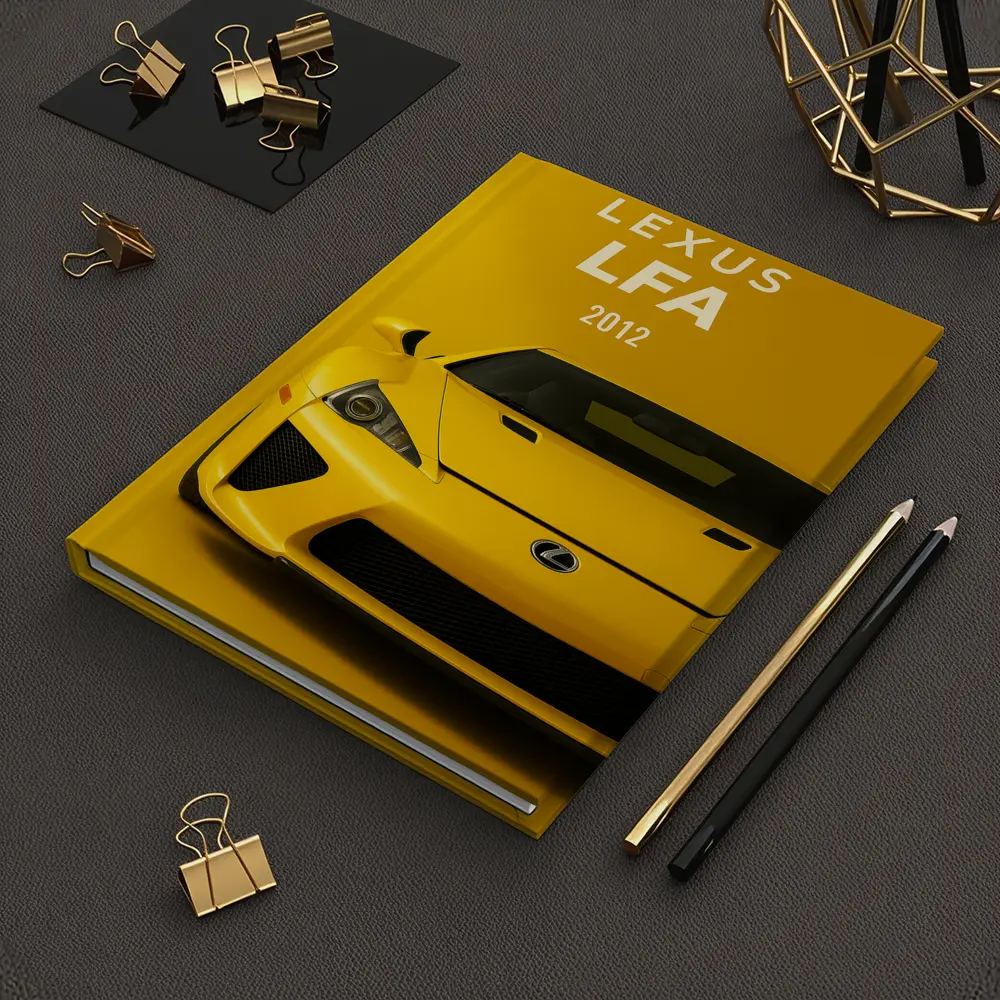 Lexus LFA Yellow Supercar Front View – Notebooks