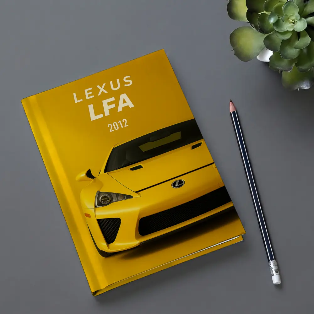 Lexus LFA Yellow Supercar Front View – Notebooks