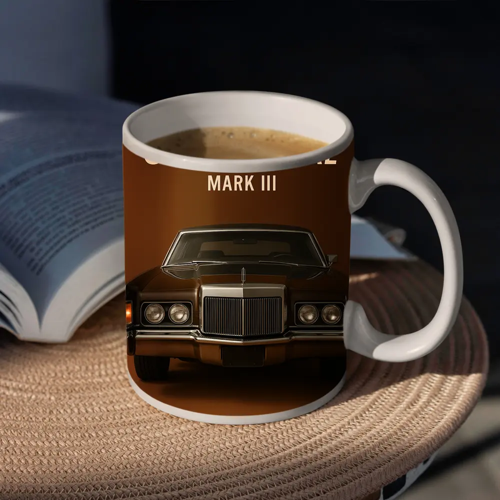 Lincoln Continental Mark III Brown Studio – Mugs