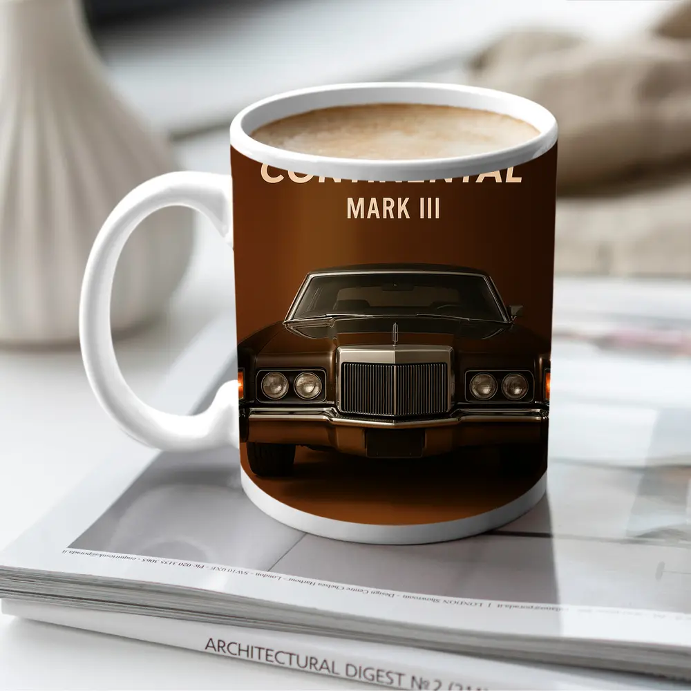 Lincoln Continental Mark III Brown Studio – Mugs