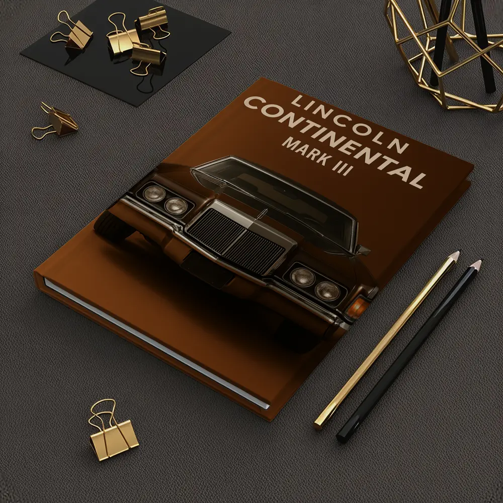 Lincoln Continental Mark III Brown Studio – Notebooks