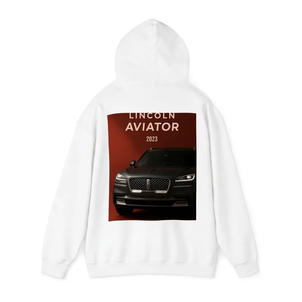 Lincoln Aviator 2023 Dark Red Background – Hoodies