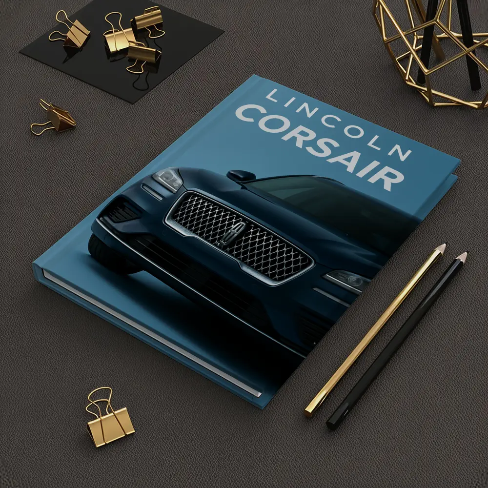 Lincoln Corsair Front View Blue Background – Notebooks