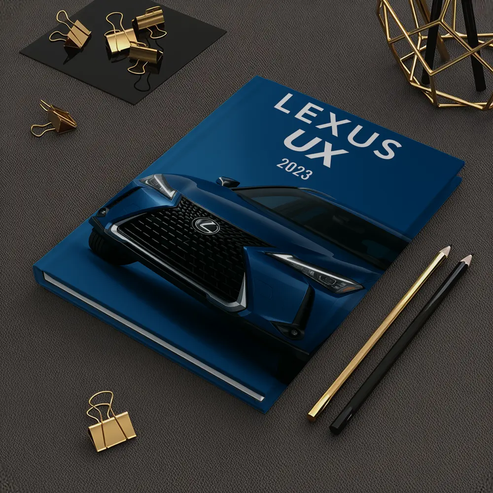 Lexus UX 2023 Blue Crossover Dark Background – Notebooks