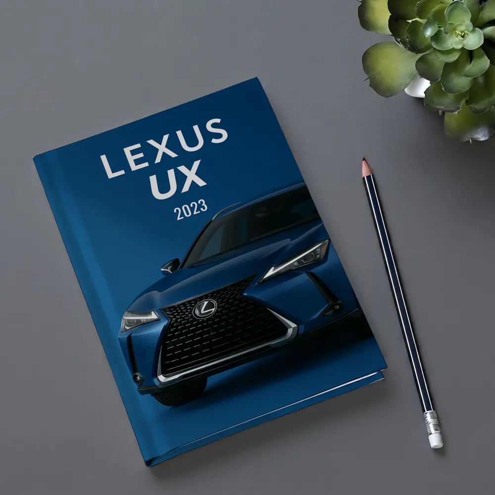 Lexus UX 2023 Blue Crossover Dark Background – Notebooks