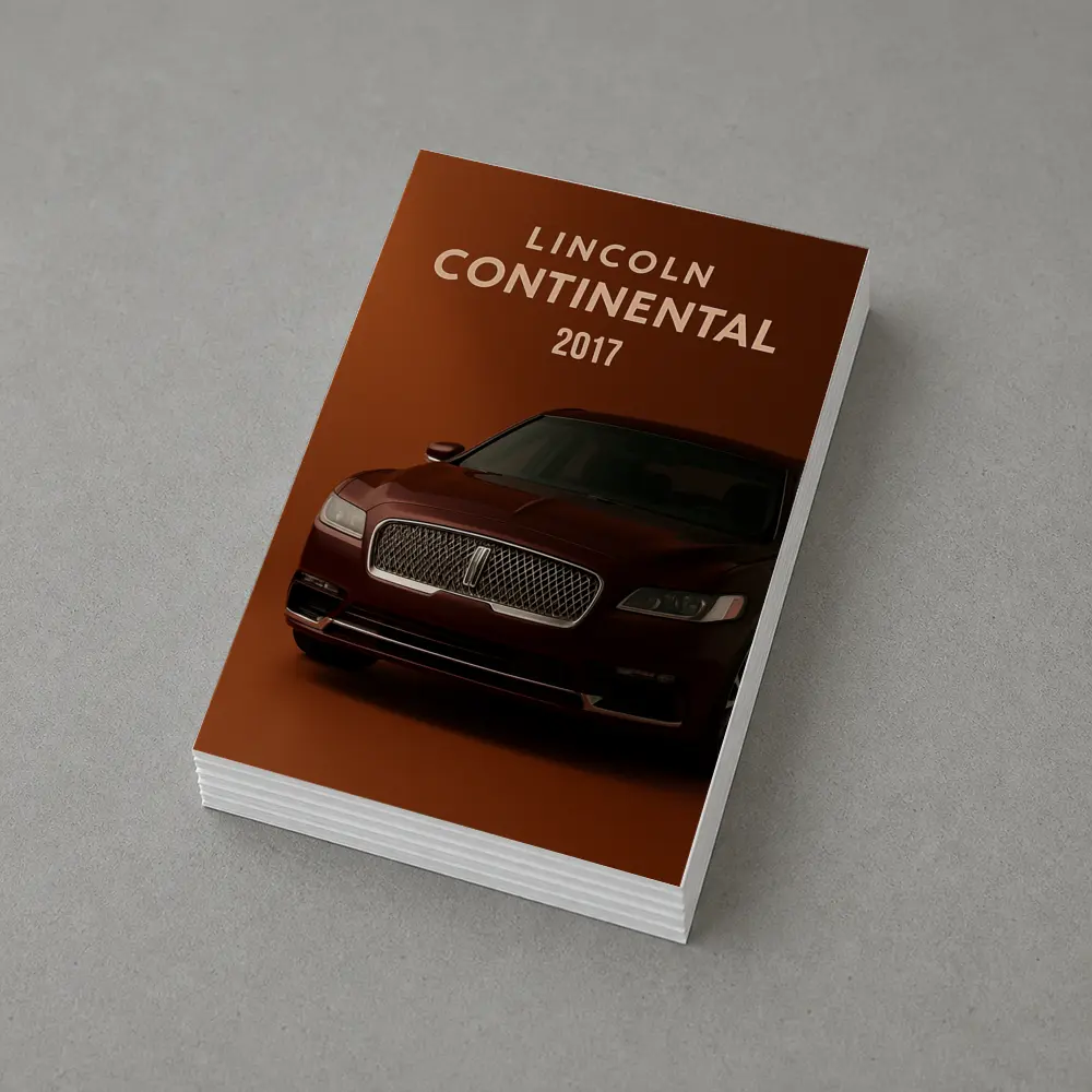 Lincoln Continental 2017 Deep Red Studio – Postcards