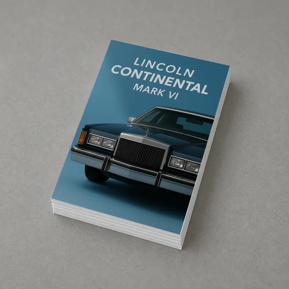 Lincoln Continental Mark VI Blue Studio – Postcards