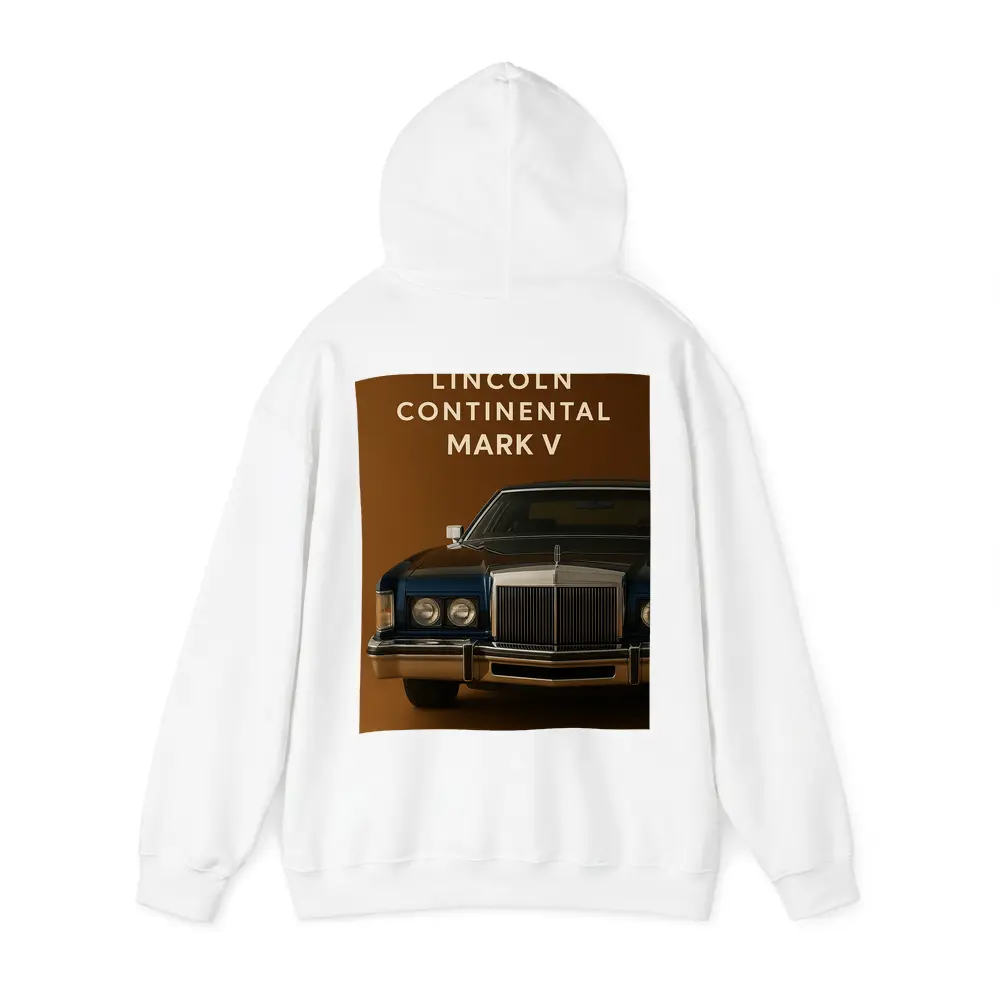 Lincoln Continental Mark V Brown Background – Hoodies