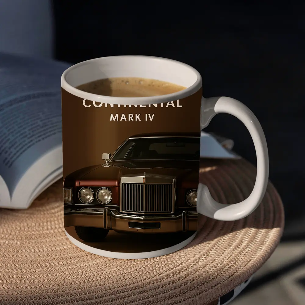 Lincoln Continental Mark IV Brown Studio – Mugs