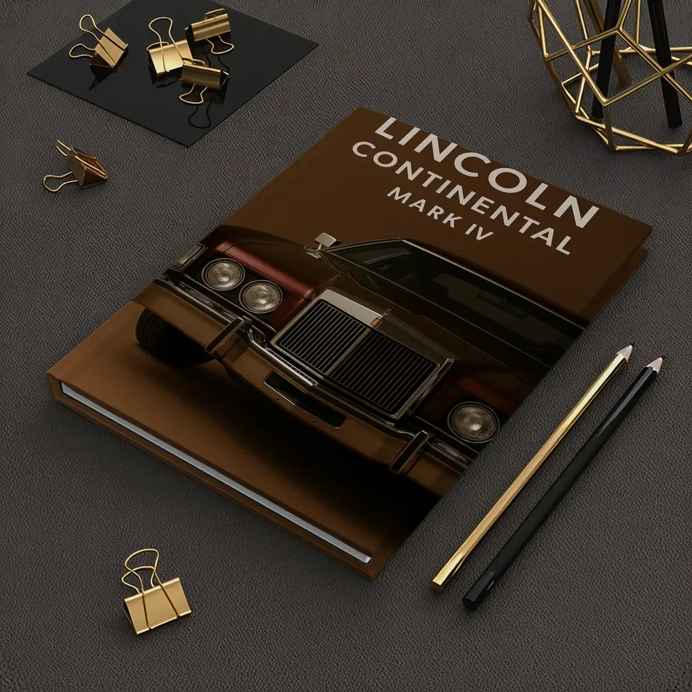 Lincoln Continental Mark IV Brown Studio – Notebooks