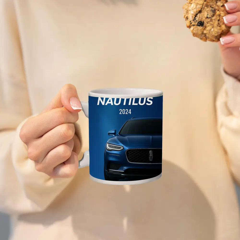 Lincoln Nautilus 2024 Blue SUV Front View – Mugs