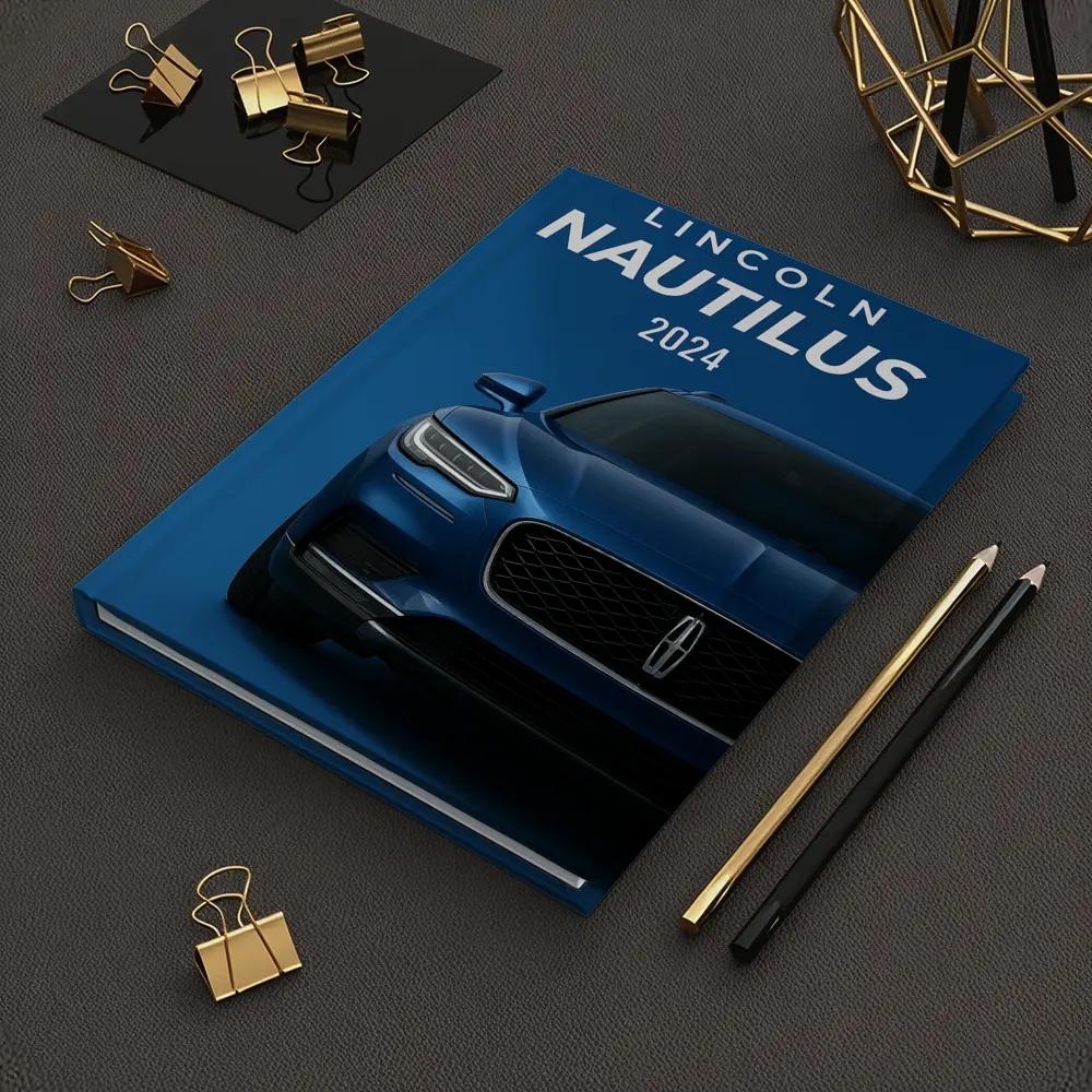 Lincoln Nautilus 2024 Blue SUV Front View – Notebooks