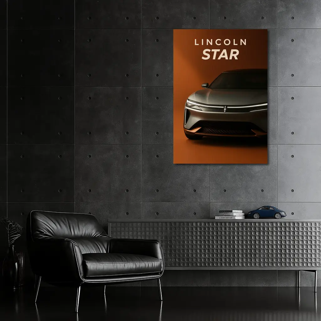 Lincoln Star Concept Car Brown Studio – Wall Art