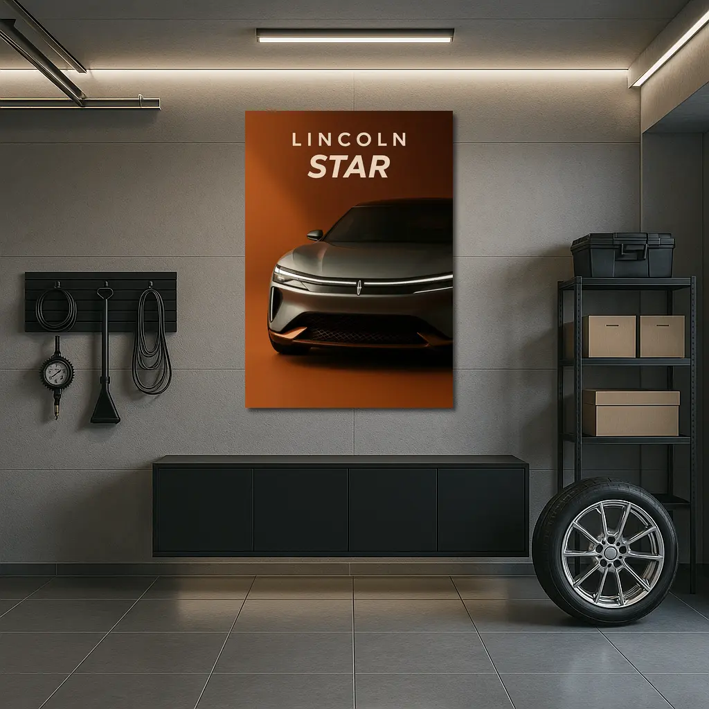 Lincoln Star Concept Car Brown Studio – Wall Art
