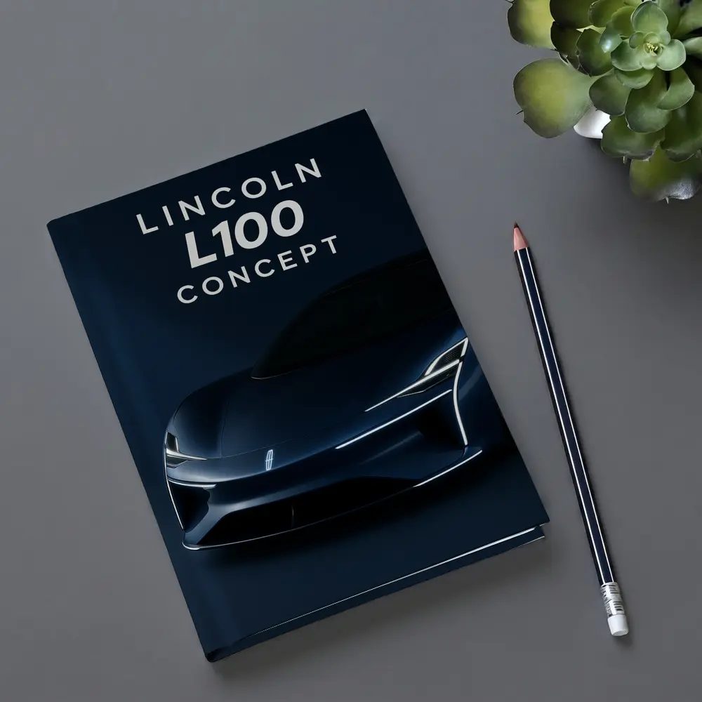 Lincoln L100 Concept Car Dark Blue – Notebooks