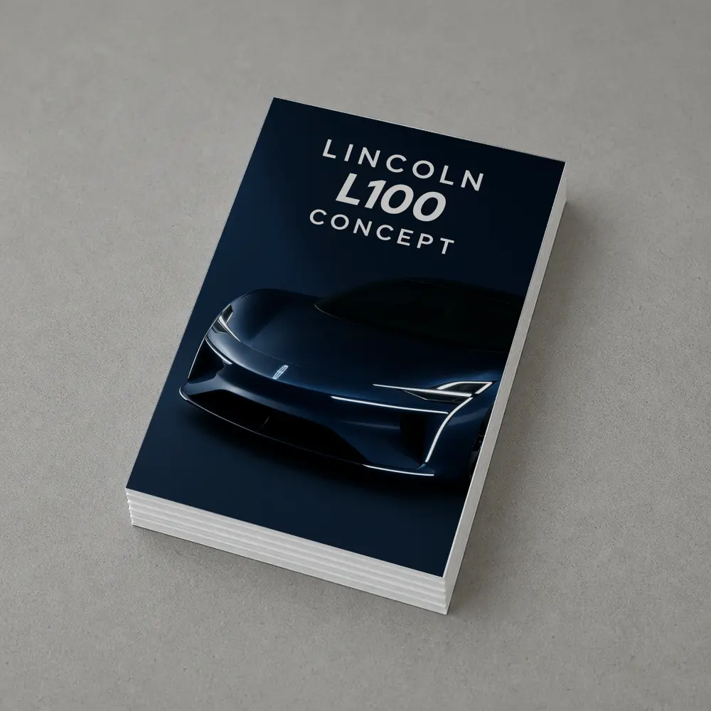 Lincoln L100 Concept Car Dark Blue – Postcards