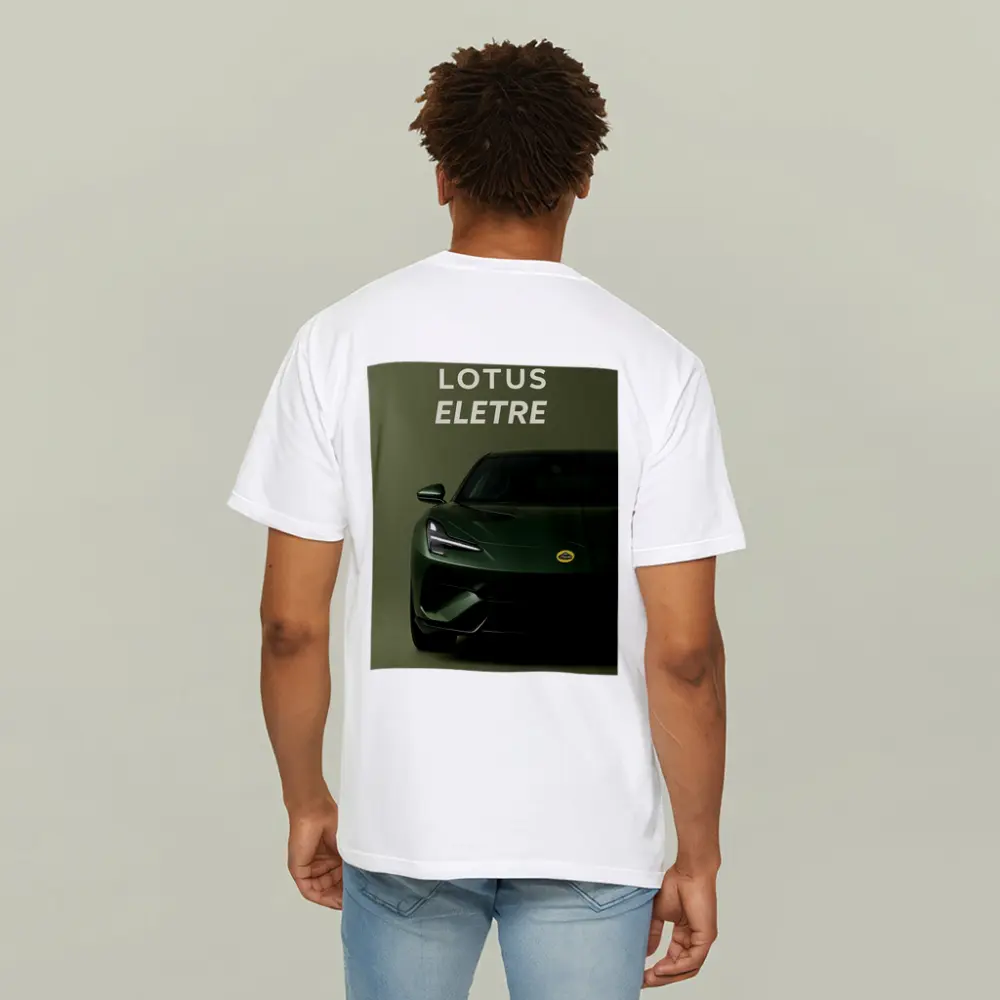 Lotus Eletre Green Electric Sports Car Front – T-Shirts
