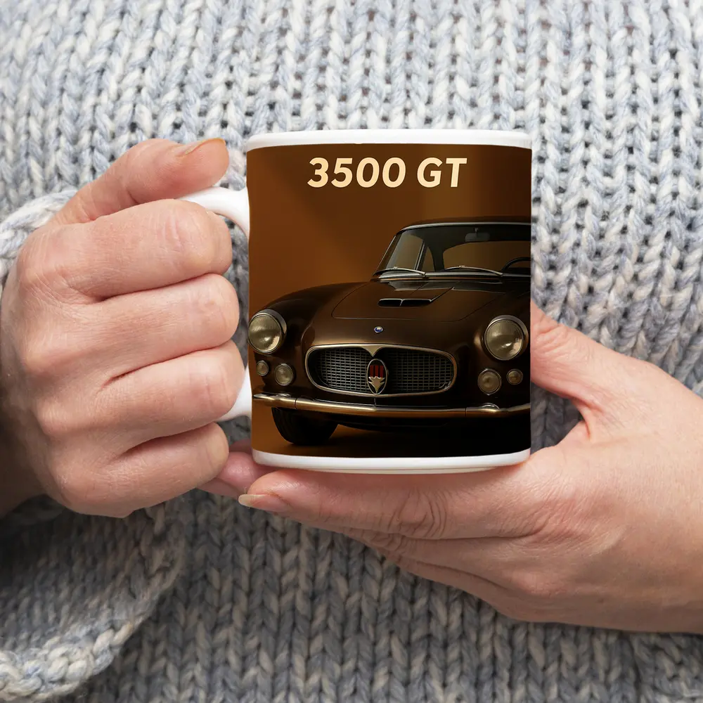 Maserati 3500 GT Classic Brown Studio – Mugs