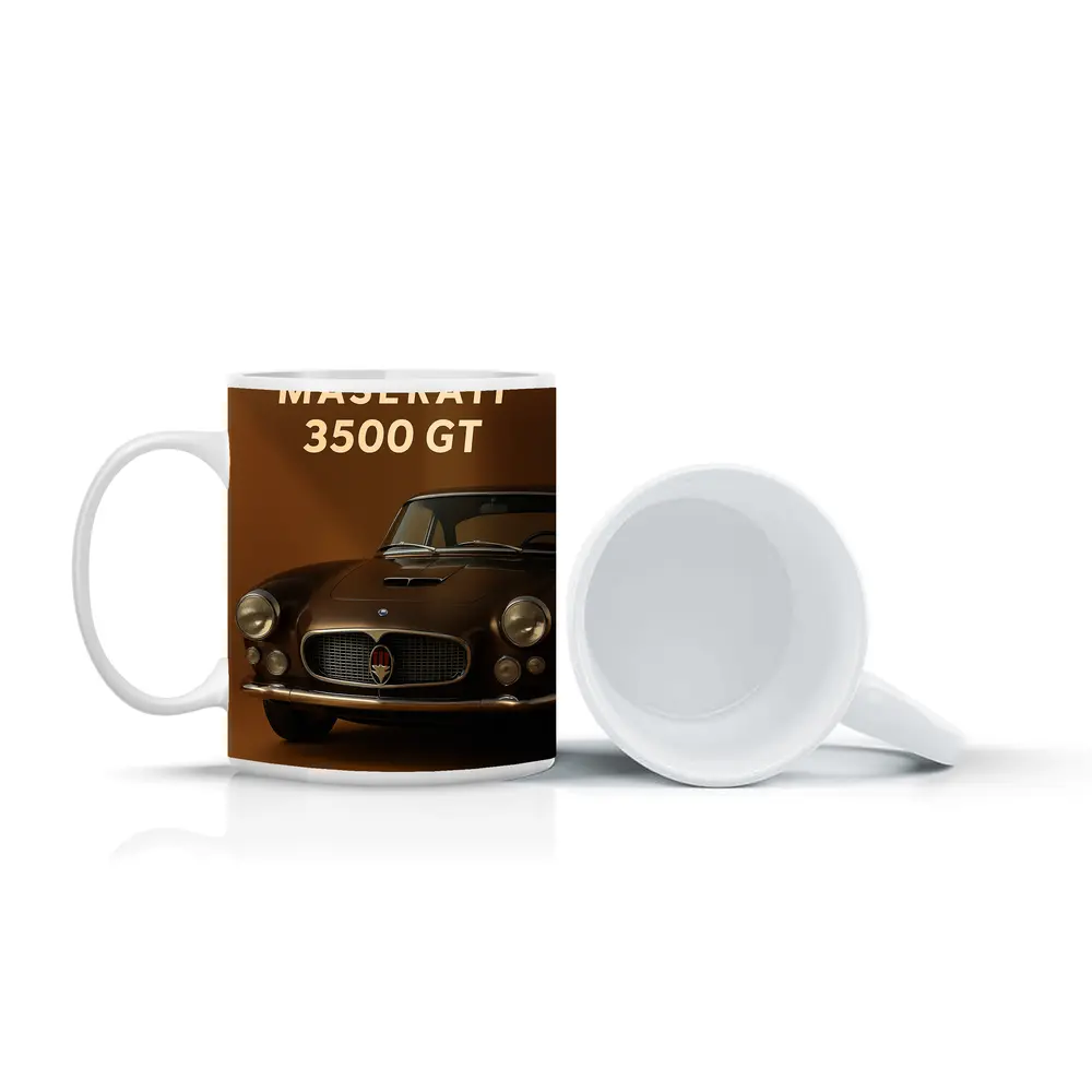 Maserati 3500 GT Classic Brown Studio – Mugs