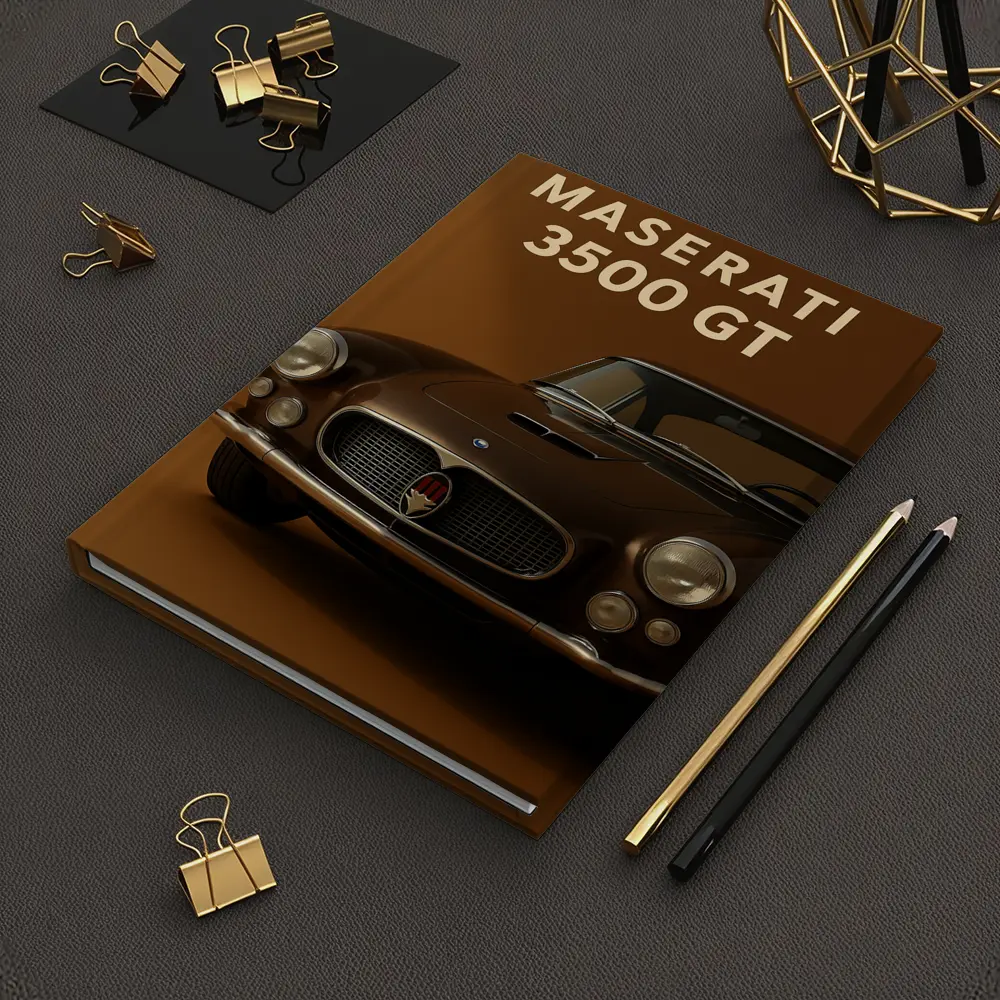 Maserati 3500 GT Classic Brown Studio – Notebooks
