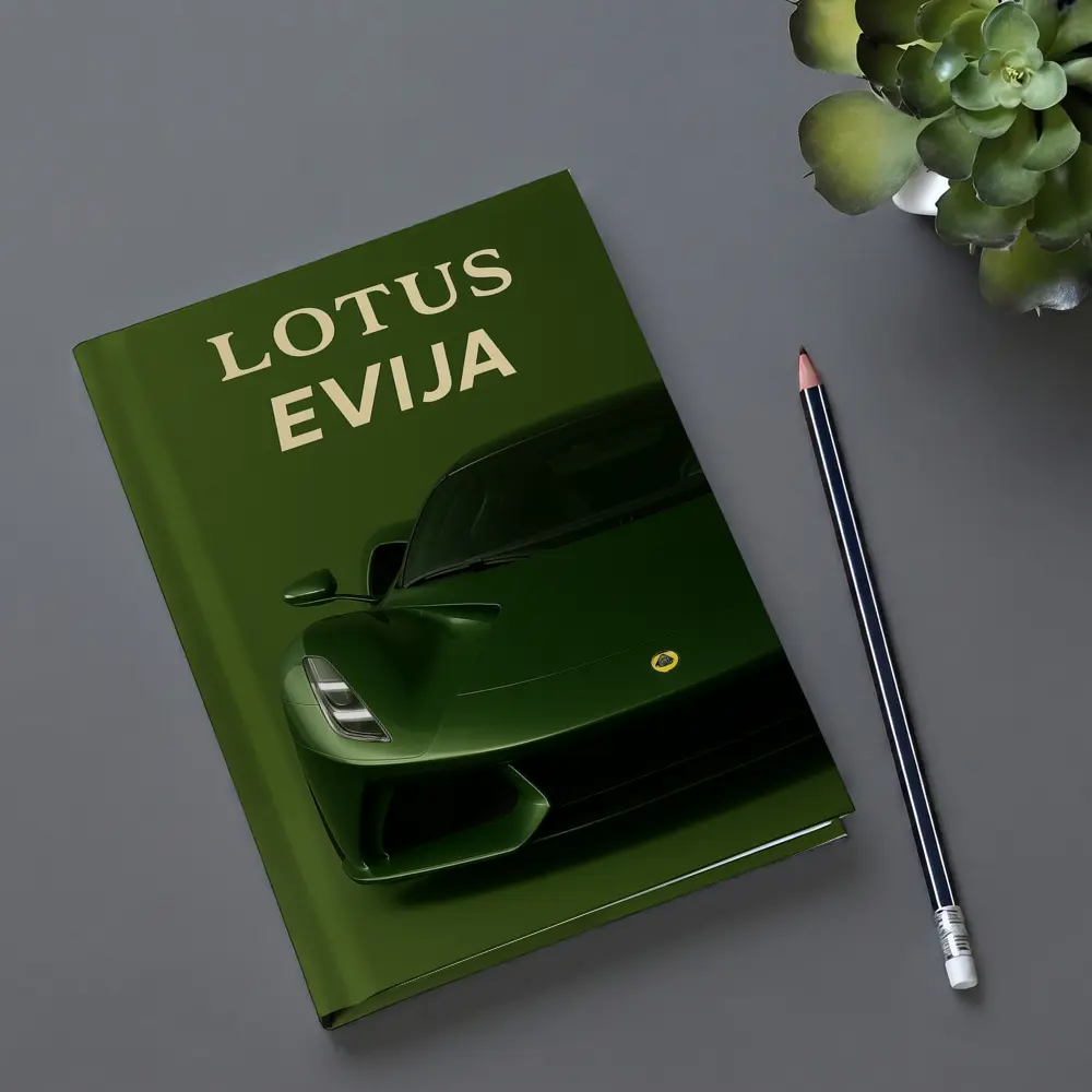 Lotus Evija Green Supercar Front View – Notebooks