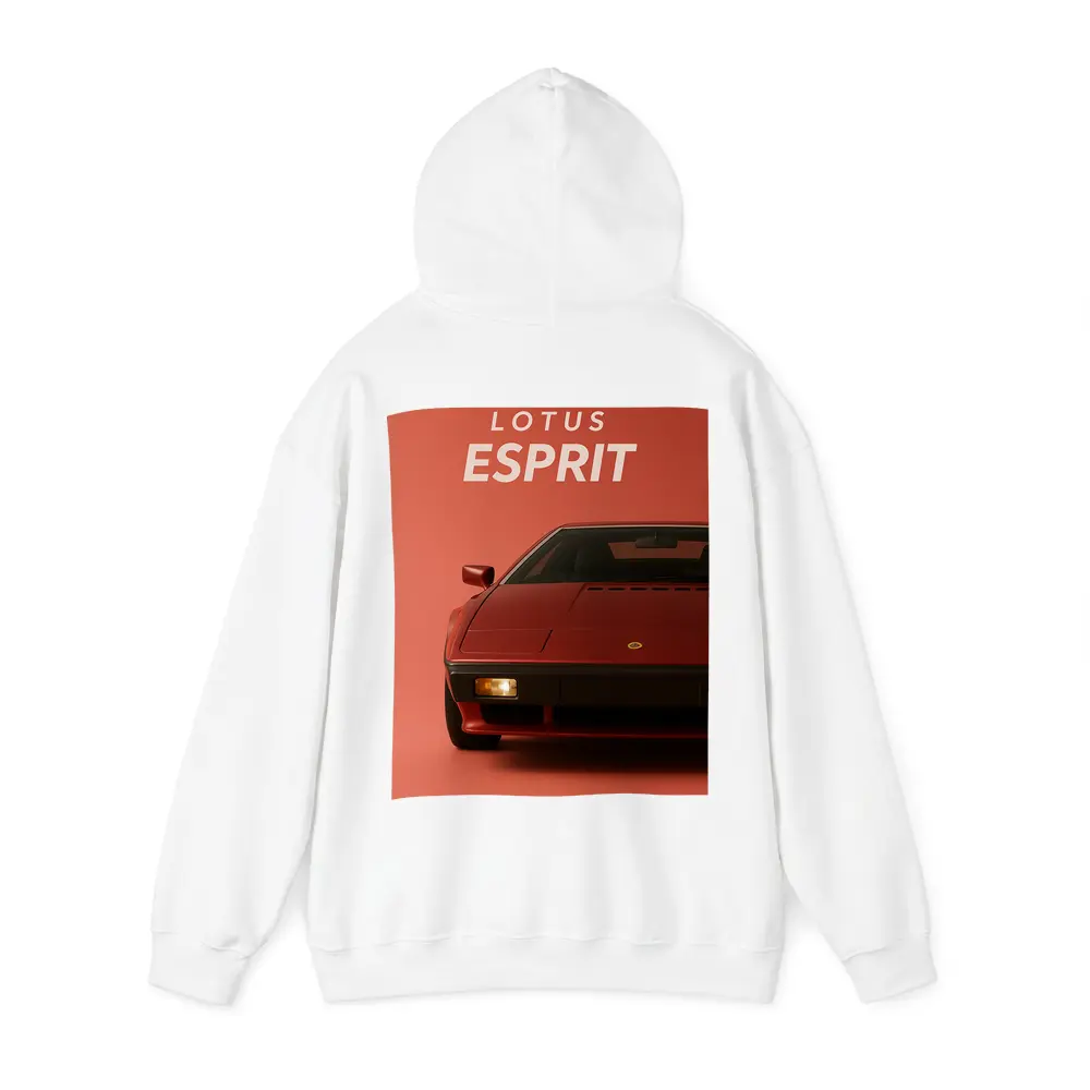 Lotus Esprit Red Minimal Car Art – Hoodies