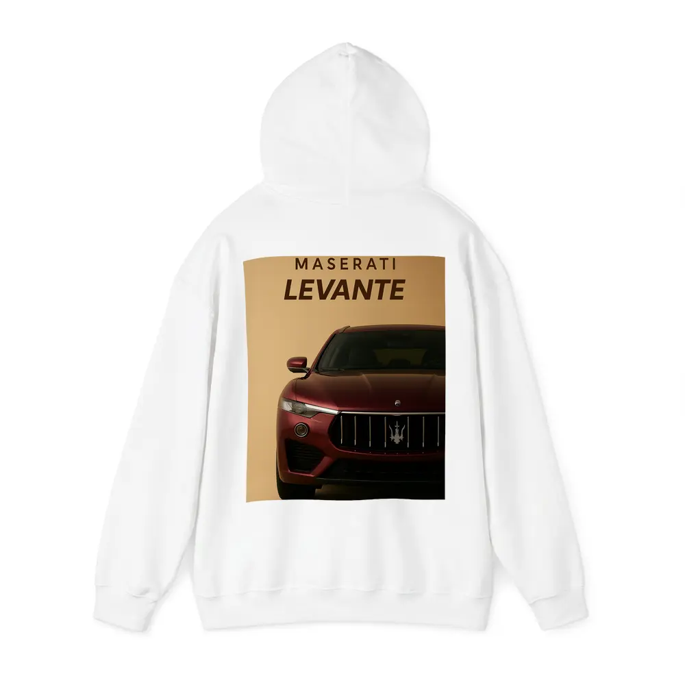 Maserati Levante SUV Deep Red Front View – Hoodies