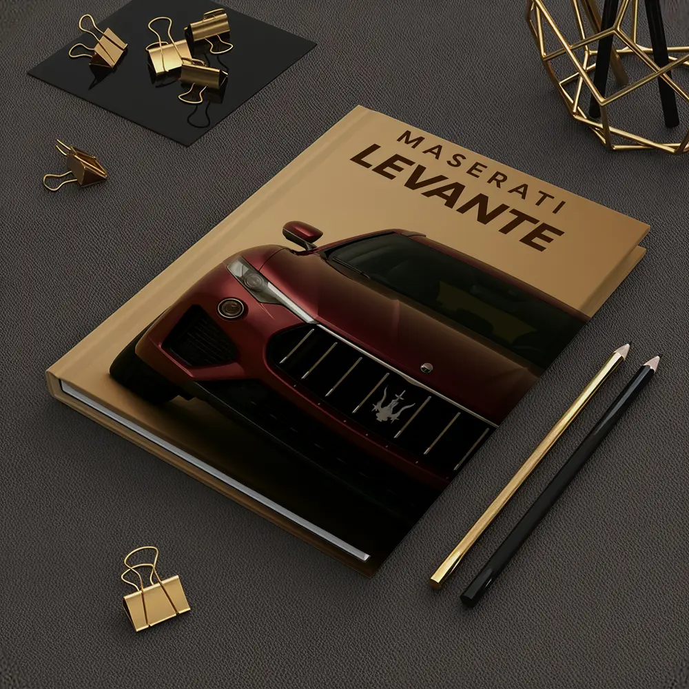 Maserati Levante SUV Deep Red Front View – Notebooks