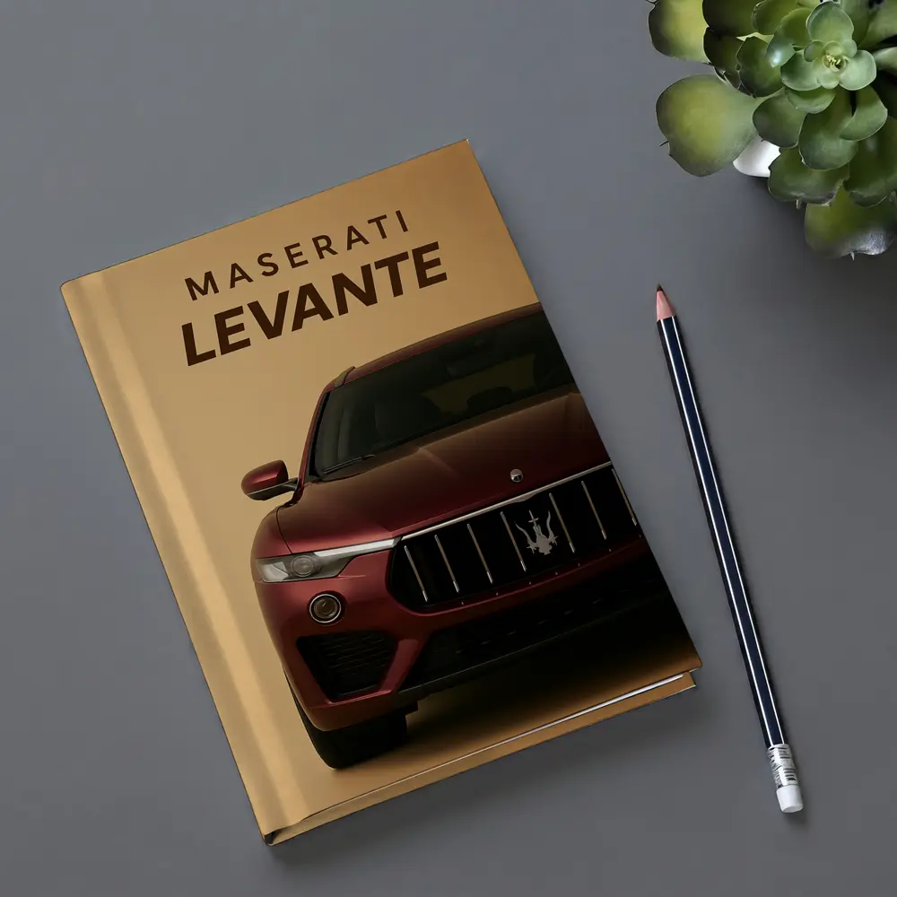 Maserati Levante SUV Deep Red Front View – Notebooks