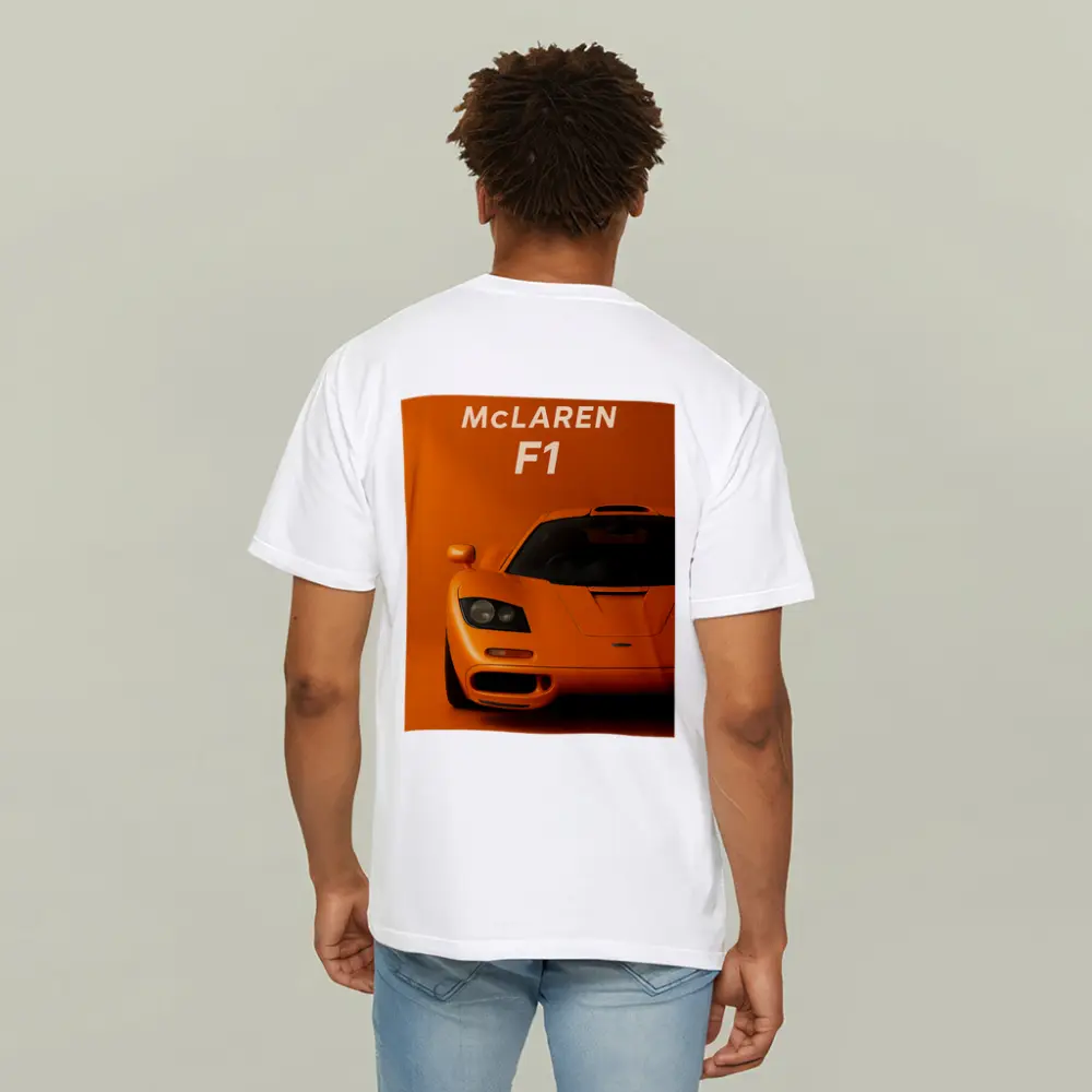 McLaren F1 Orange Studio Art Print – T-Shirts