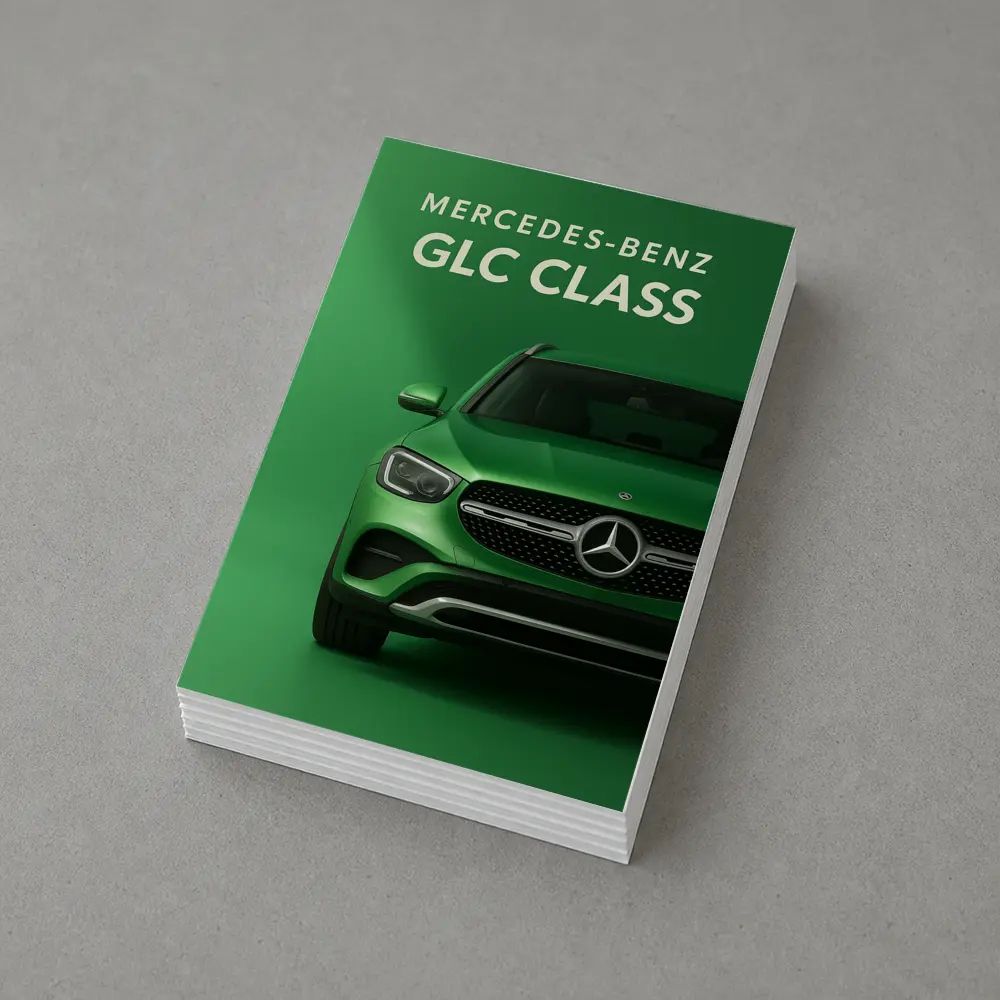 Mercedes Benz GLC Class Green Studio – Postcards