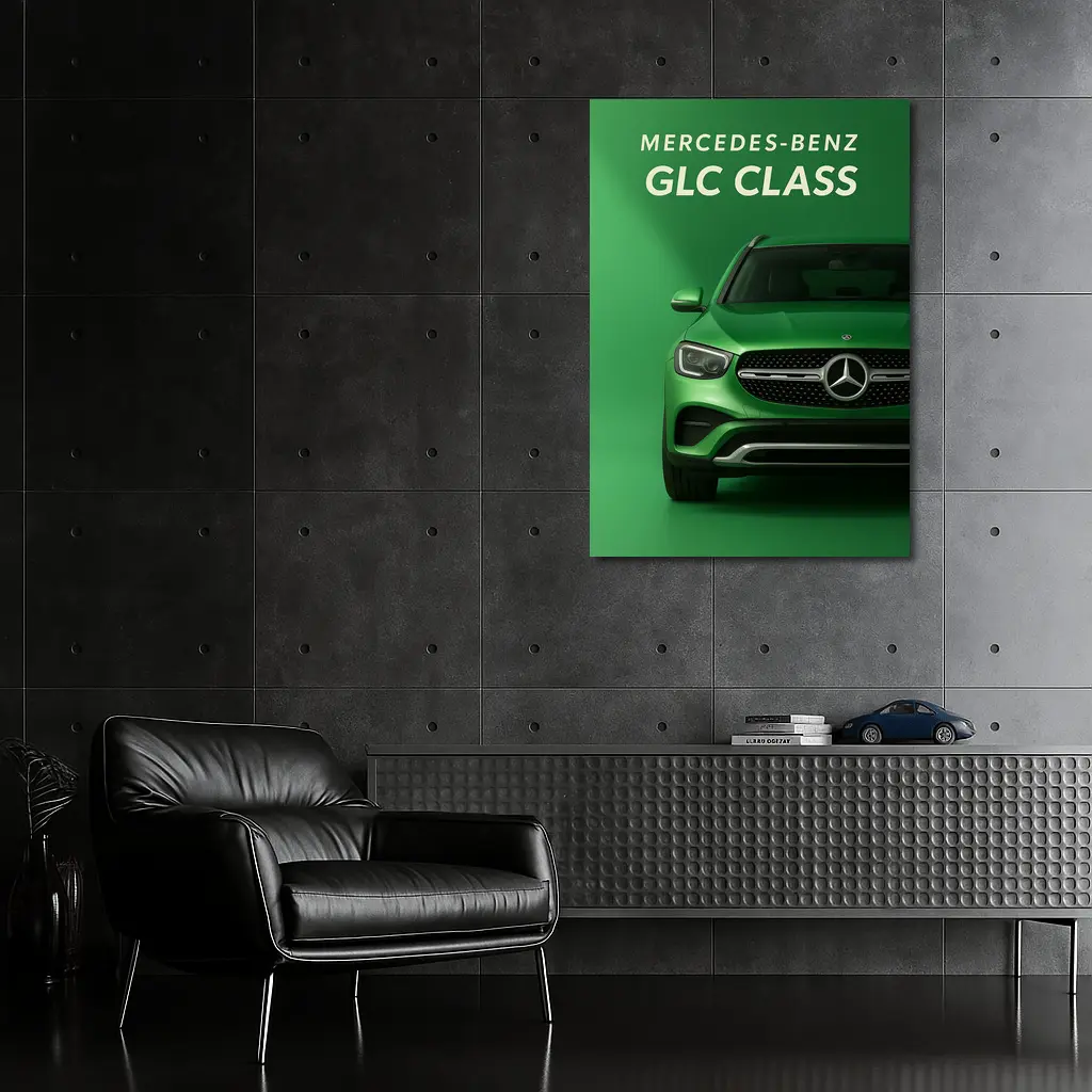 Mercedes Benz GLC Class Green Studio – Wall Art