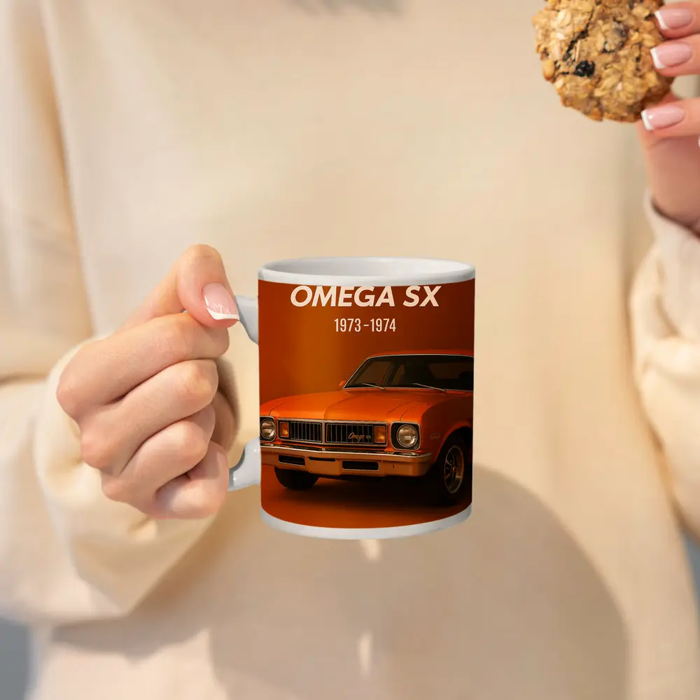 Oldsmobile Omega SX Classic Muscle Car Orange – Mugs
