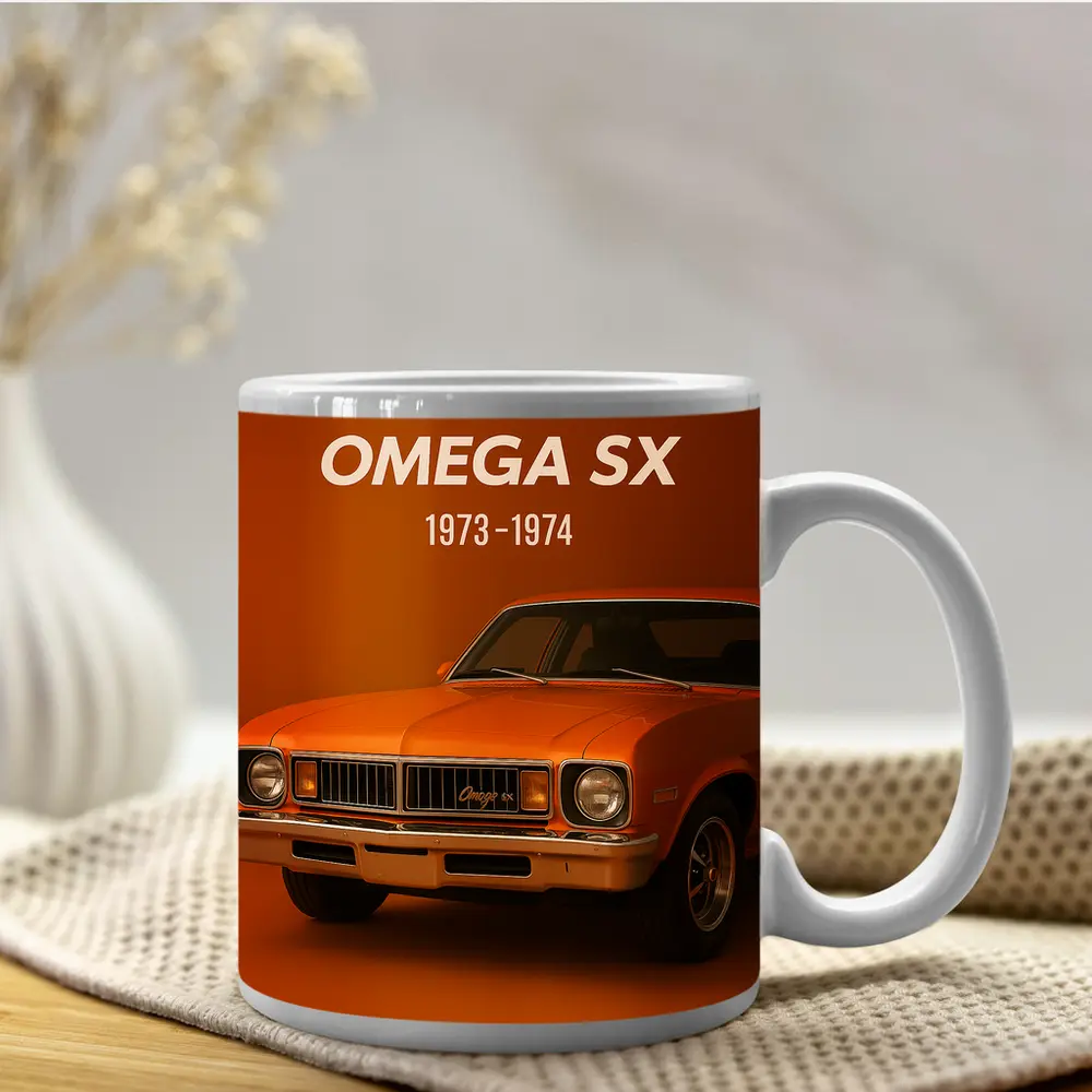 Oldsmobile Omega SX Classic Muscle Car Orange – Mugs