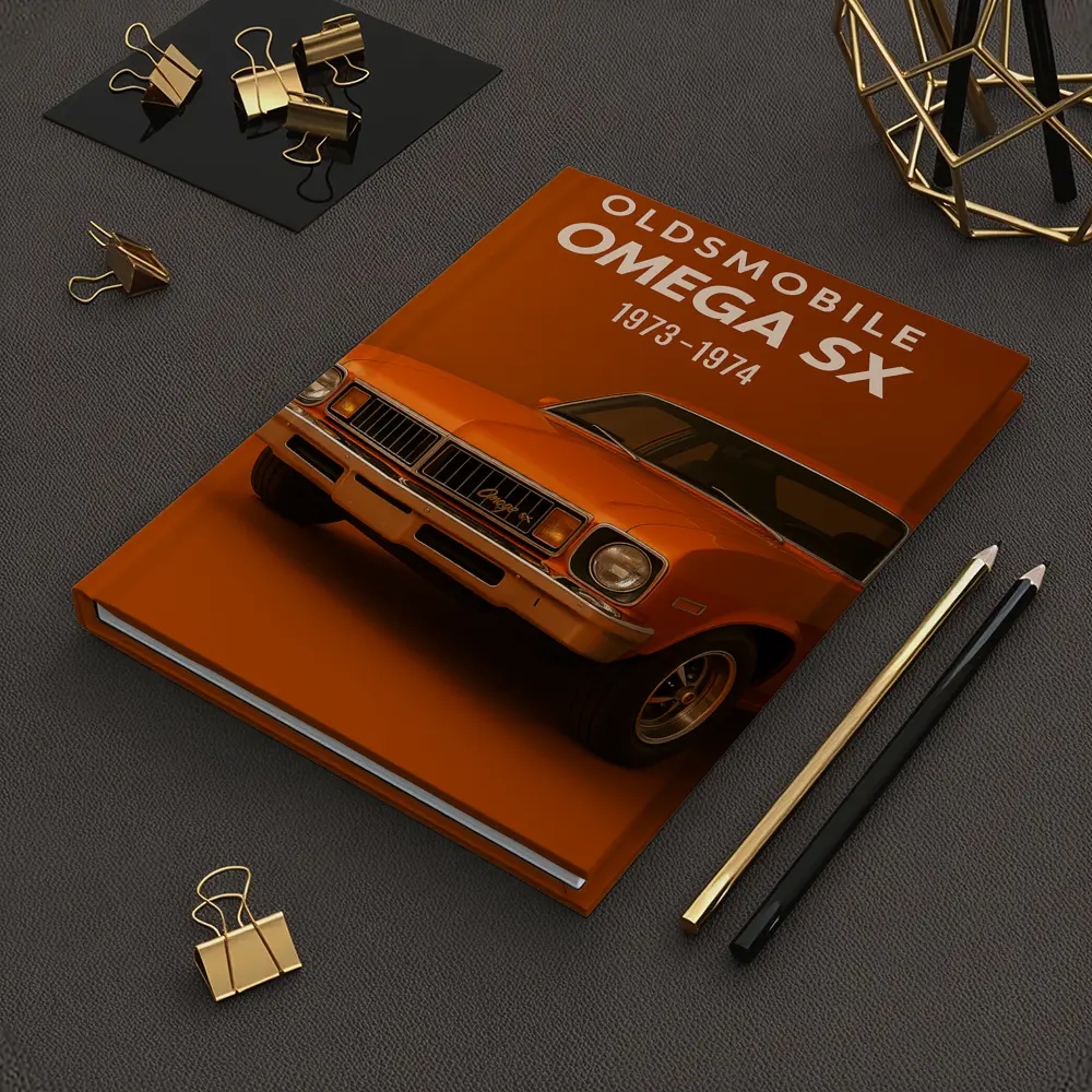 Oldsmobile Omega SX Classic Muscle Car Orange – Notebooks