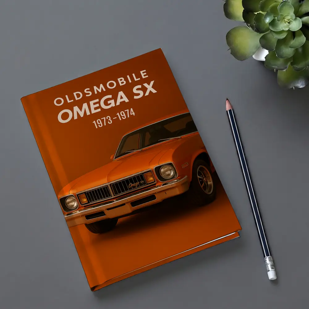 Oldsmobile Omega SX Classic Muscle Car Orange – Notebooks