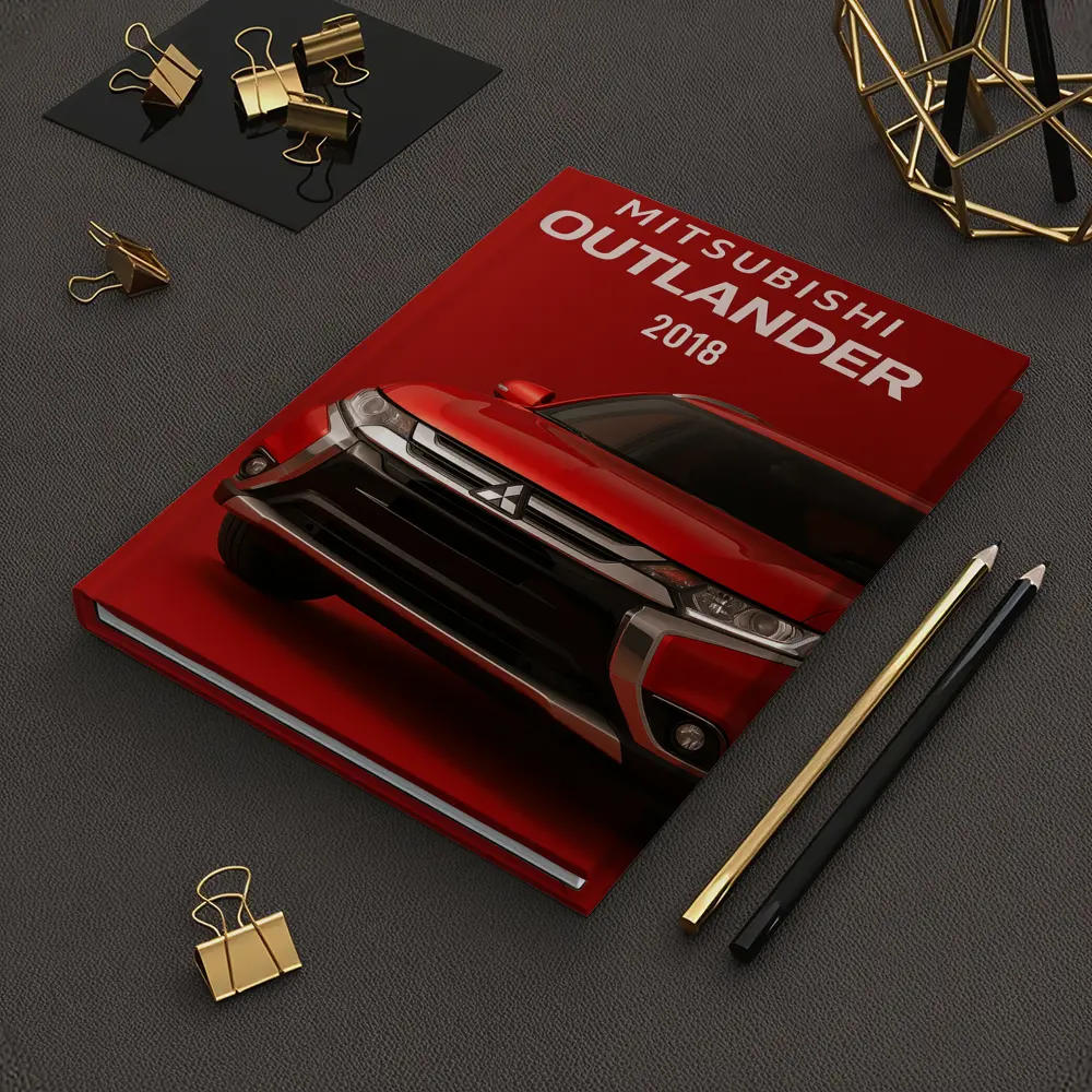 Mitsubishi Outlander 2018 Red Bold Front – Notebooks