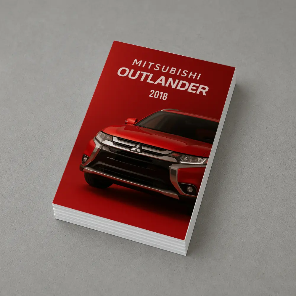 Mitsubishi Outlander 2018 Red Bold Front – Postcards