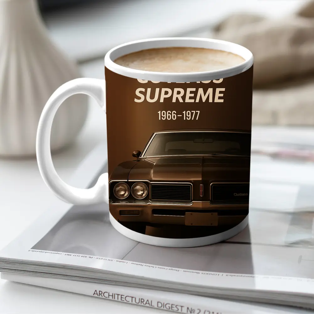 Oldsmobile Cutlass Supreme Classic Muscle Car – Mugs