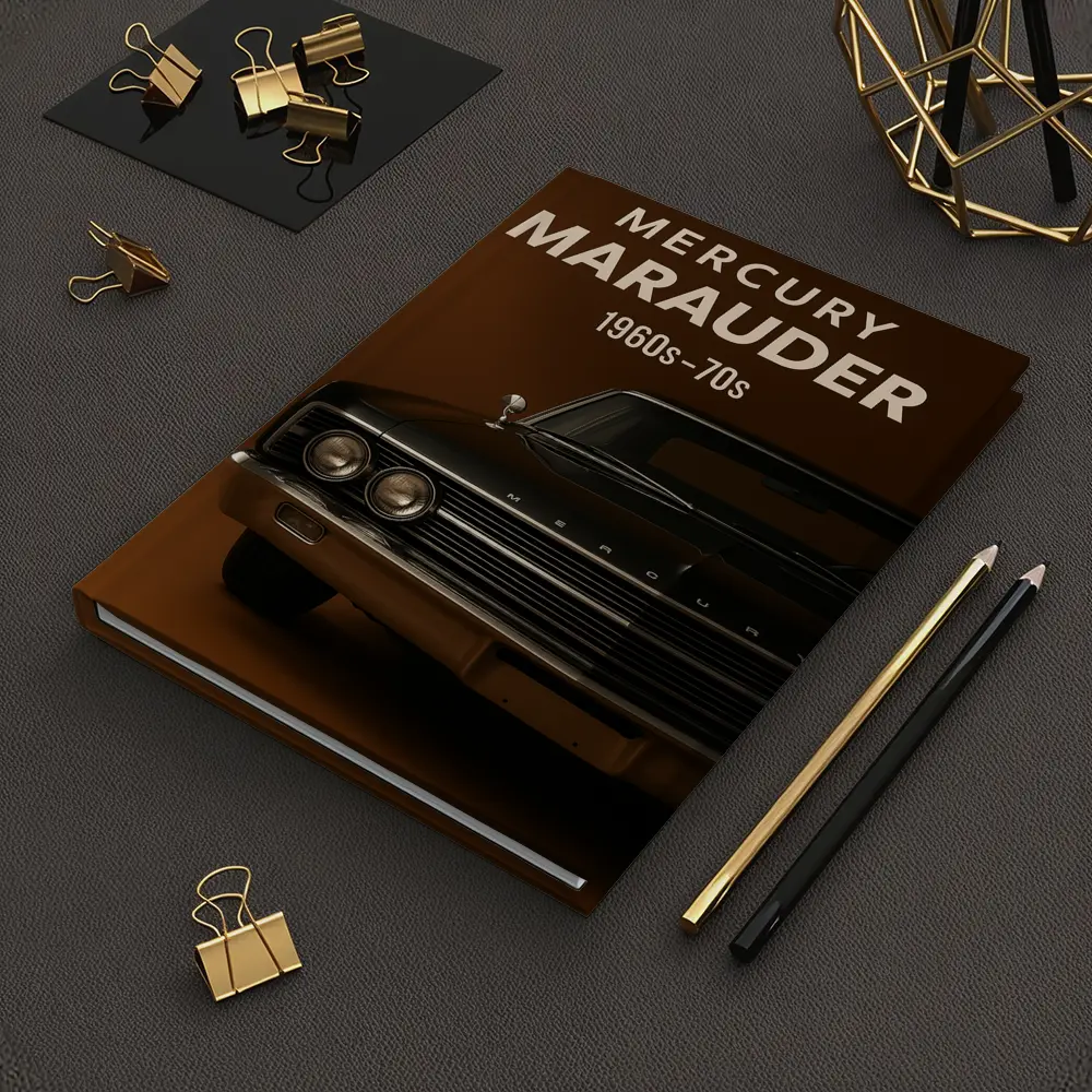Mercury Marauder Classic Muscle Car Brown – Notebooks
