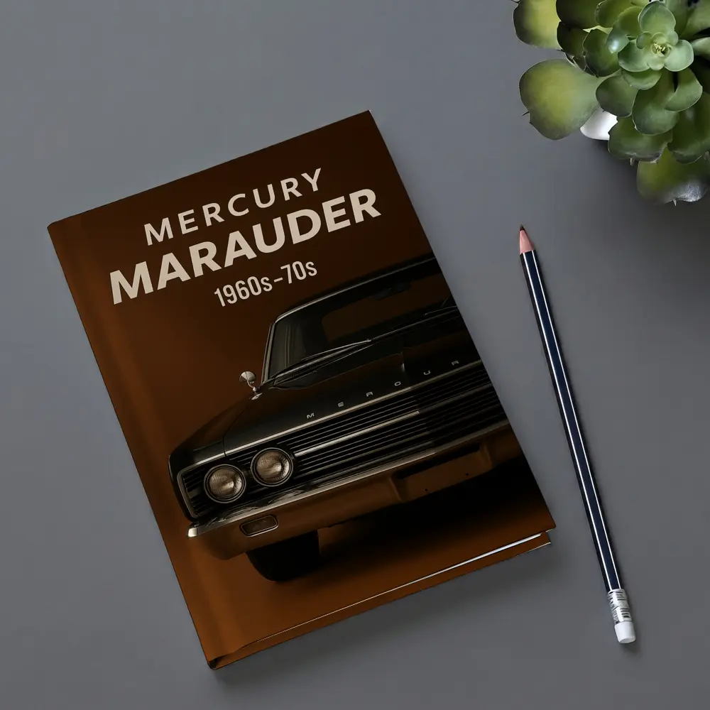 Mercury Marauder Classic Muscle Car Brown – Notebooks