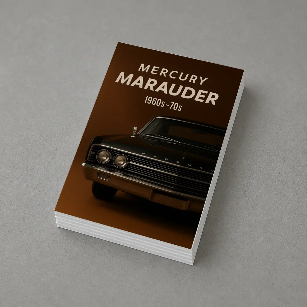 Mercury Marauder Classic Muscle Car Brown – Postcards