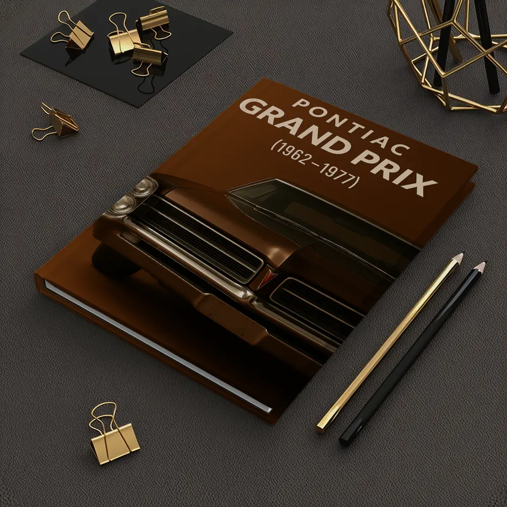 Pontiac Grand Prix Classic Muscle Car Brown – Notebooks