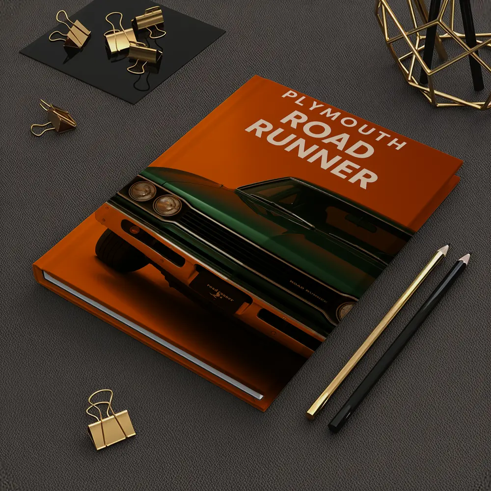 Plymouth Road Runner Classic Muscle Car Orange – Notebooks