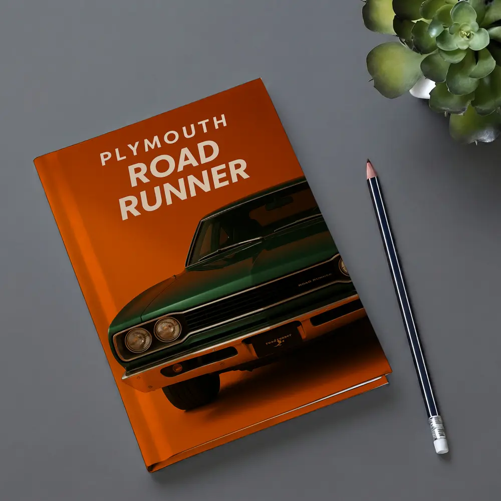 Plymouth Road Runner Classic Muscle Car Orange – Notebooks