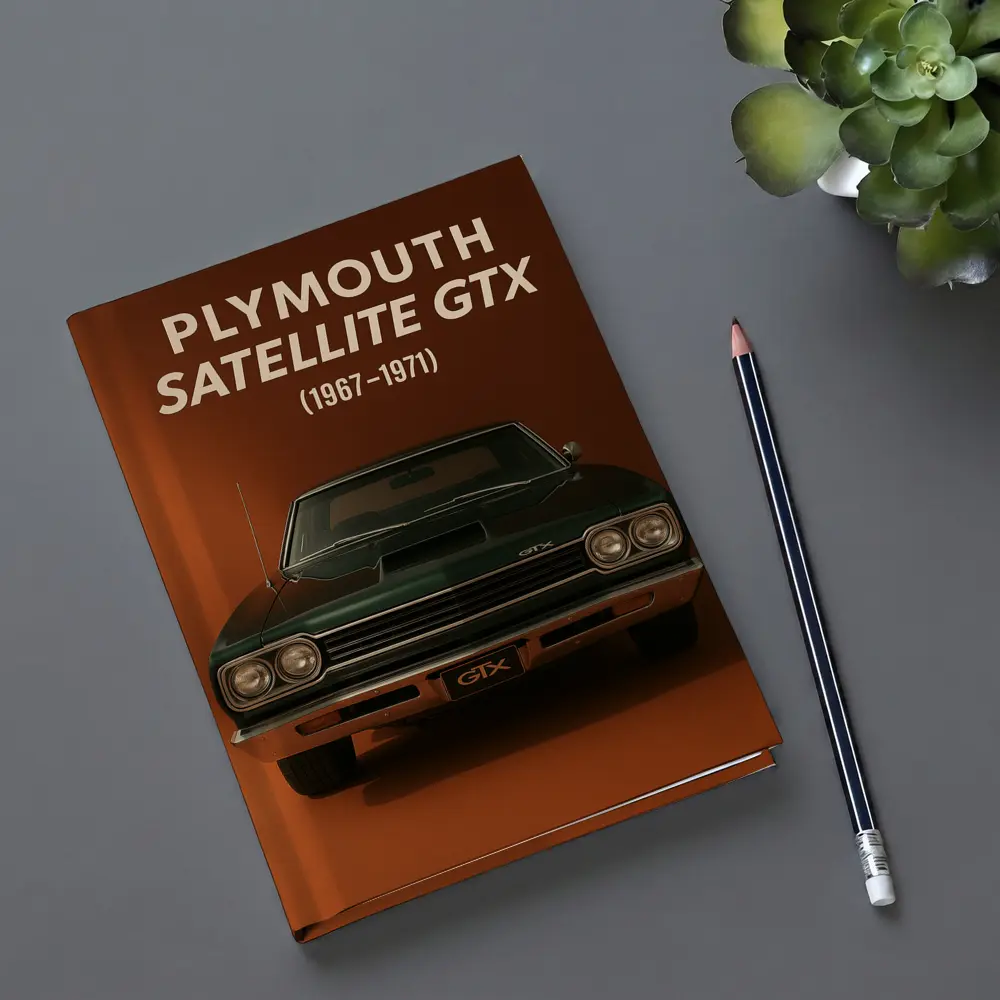 Plymouth Satellite GTX Classic Muscle Car Art – Notebooks