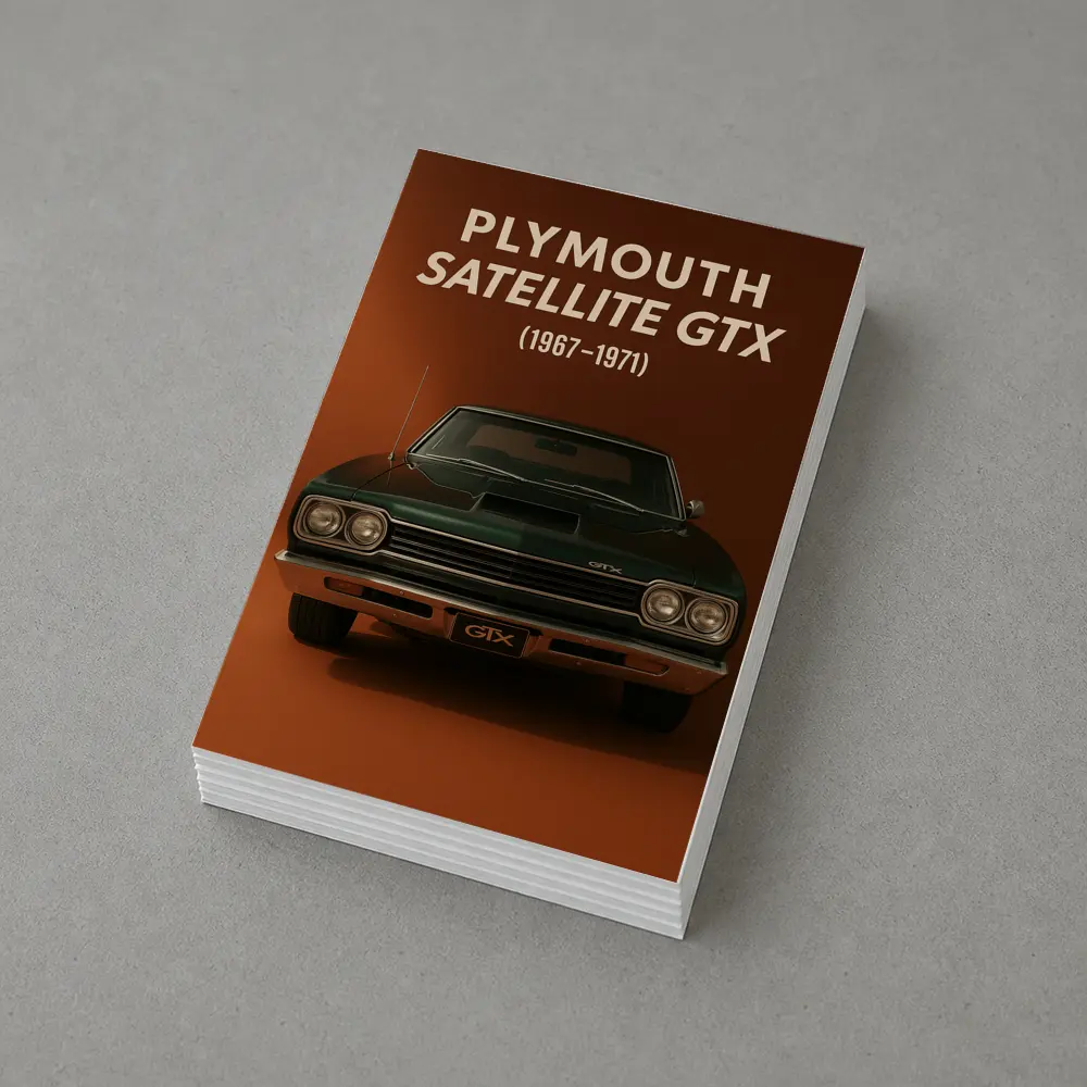 Plymouth Satellite GTX Classic Muscle Car Art – Postcards