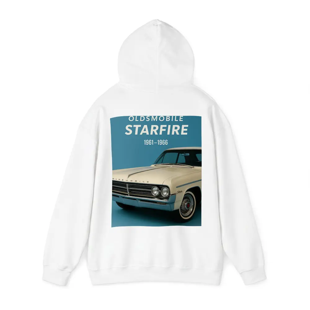 Oldsmobile Starfire Classic Car Blue Background – Hoodies