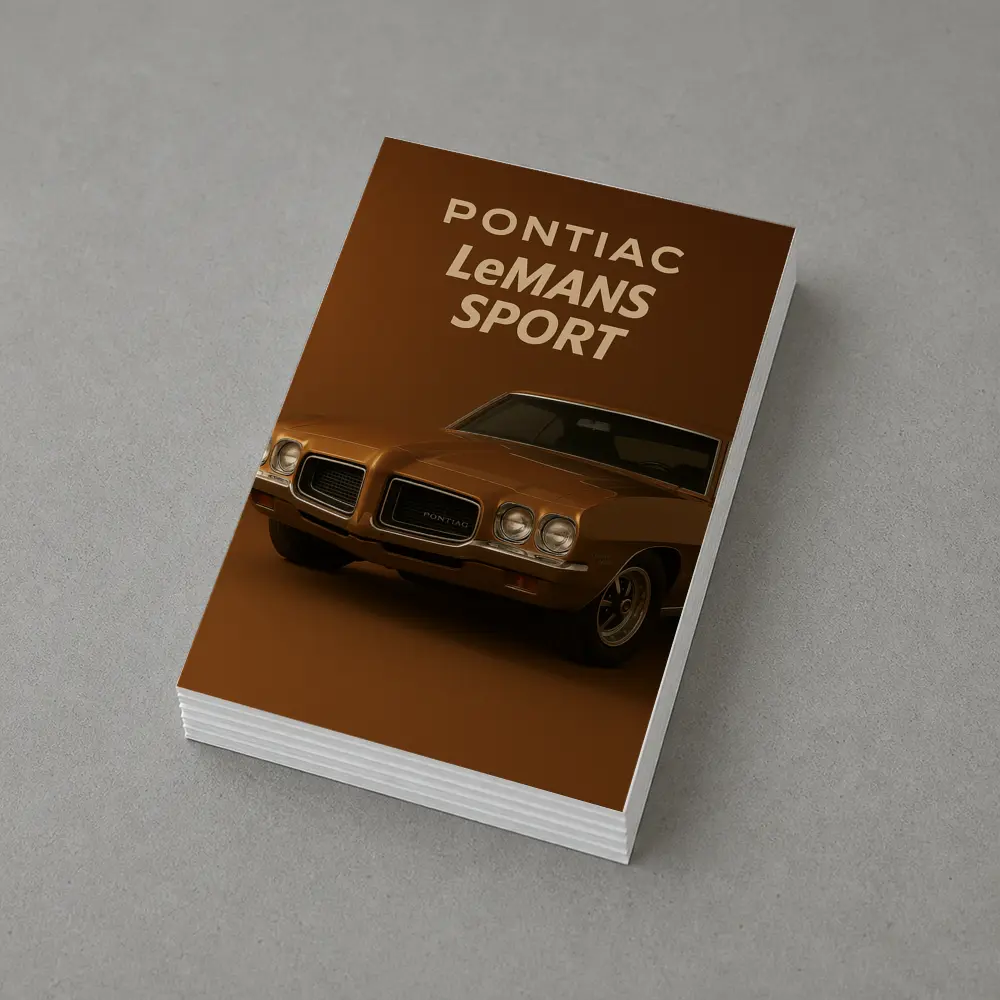 Pontiac LeMans Sport Classic Gold Brown – Postcards