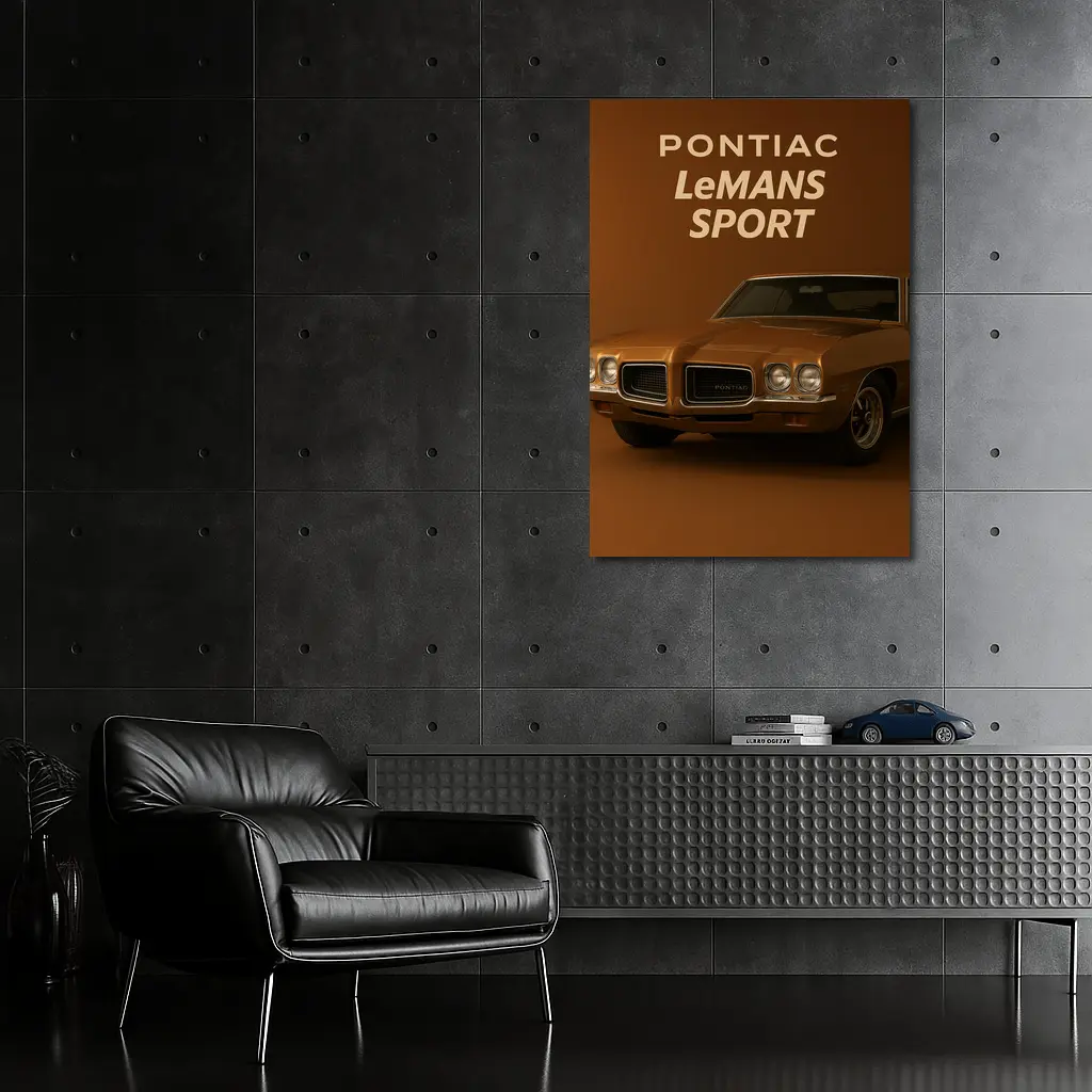Pontiac LeMans Sport Classic Gold Brown – Wall Art